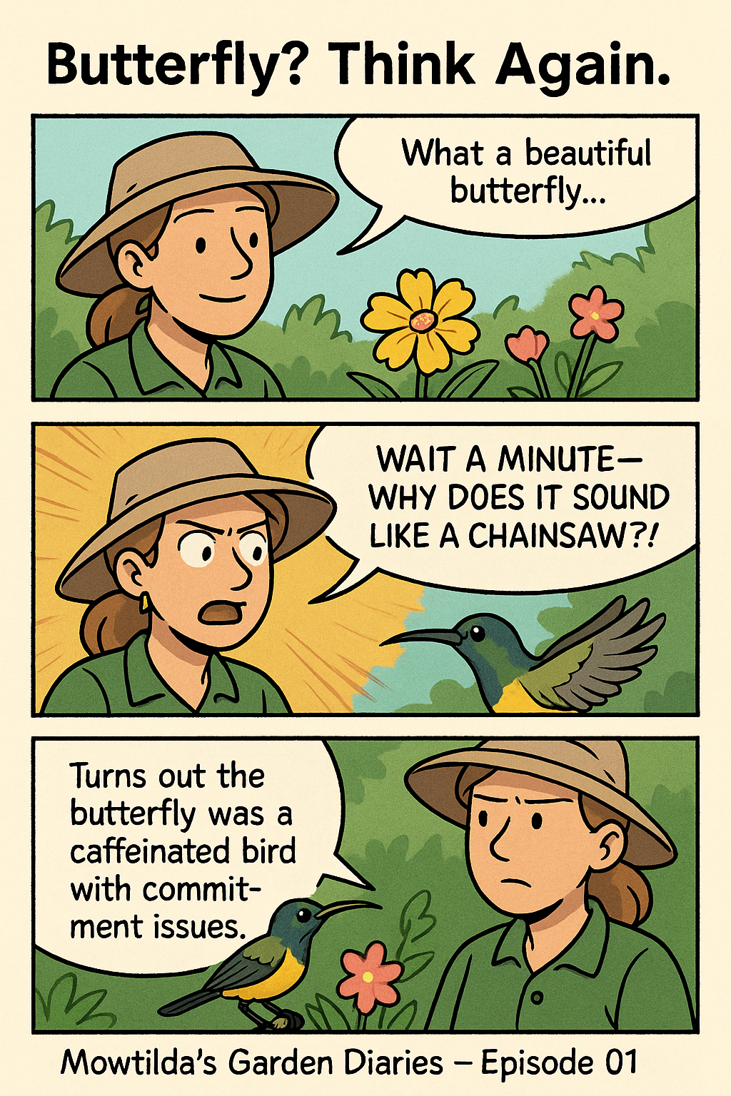 Mowtilda’s Garden Diaries Episode 1: